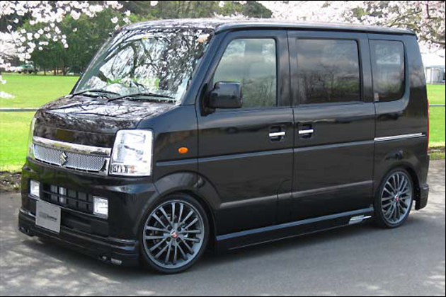 FINAL Konnexion AERO K-01 Series エブリィワゴン H17.8～H22.4 リアハーフスポイラー for エブリイワゴン DA64W