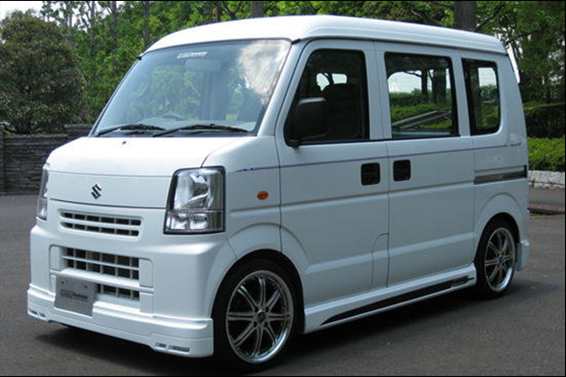 FINAL Konnexion AERO K-01 Series エブリィバン H17.8～ フロントハーフスポイラー for エブリイ DA64V