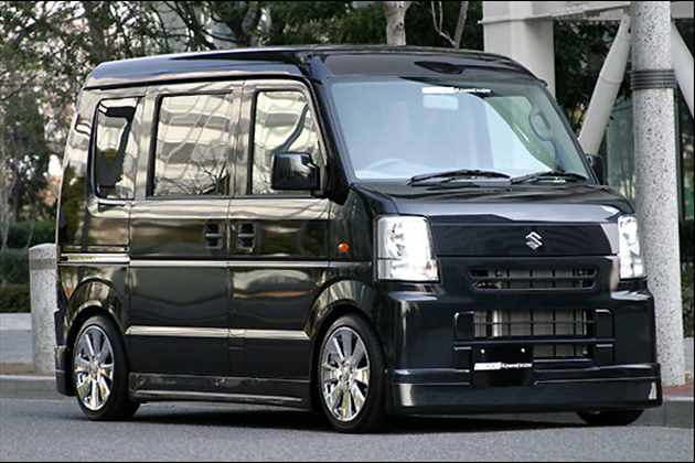 FINAL Konnexion AERO FOCUS Series エブリィバン リアハーフスポイラー for エブリイ DA64V