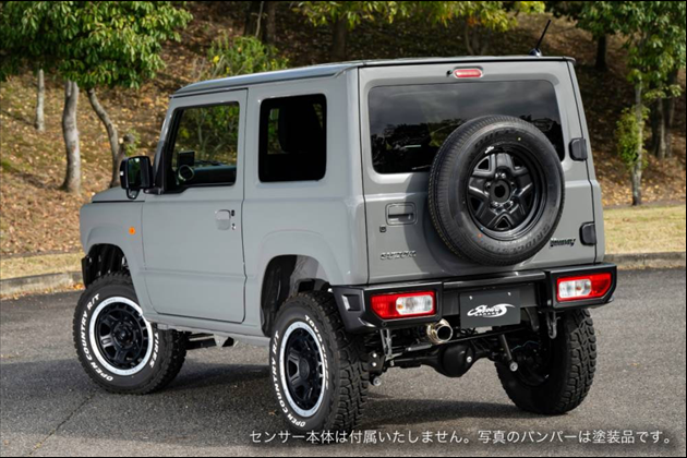 Showa GARAGE リアパーキングセンサー対応 ABSリアバンパースポイラー タイプ2 塗装済み (純正テール仕様) for ジムニー JB64 4型対応