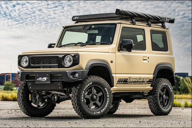 Showa GARAGE (受注生産) ABSフロントバンパースポイラー 塗装済み for ジムニー JB64 ジムニー5型以降装着不可 XC， XL， XG