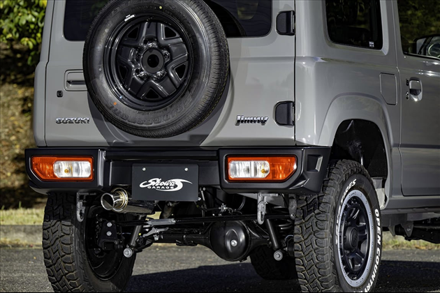 Showa GARAGE ABSリアバンパースポイラー タイプ2 塗装済み for ジムニー JB64 3型まで