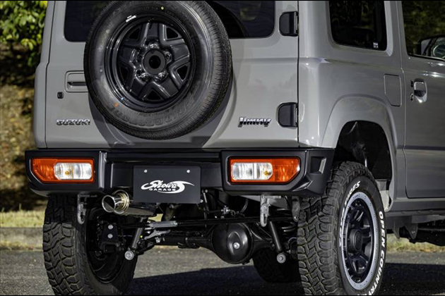 Showa GARAGE ABSリアバンパースポイラー タイプ2 未塗装品 for ジムニー JB64 3型まで