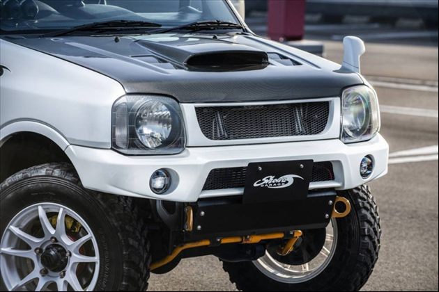 Showa GARAGE ABSフロントバンパースポイラー 未塗装品 for ジムニー JB23