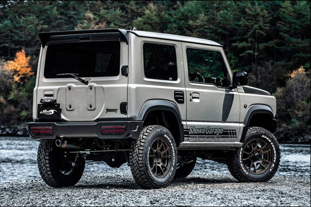 Showa GARAGE ABSリアバンパースポイラー タイプ1 塗装済み for ジムニー JB64 3型まで