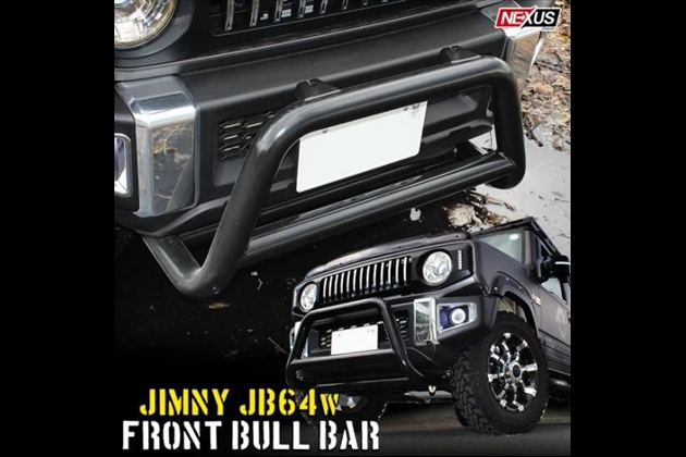 NEXUSJapan シエラ JB74W パーツ ブルバー フロントバンパーガード カンガルーバー しし狩りバンパー プロテクター ドレスアップ カスタム 福山 for ジムニー JB64W