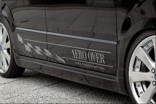 AERO OVER スタイリッシュサイドスカートfor ワゴンR MH21S/22S