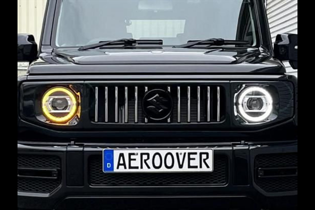 AERO OVER 【オンラインショップ限定】ジムニー(JB64W)/シエラ(JB74W)/ノマド イカリングデイライト/ウインカー付きヘットライト（ヘッドライト本体交換タイプ） for ジムニーノマド JC74W