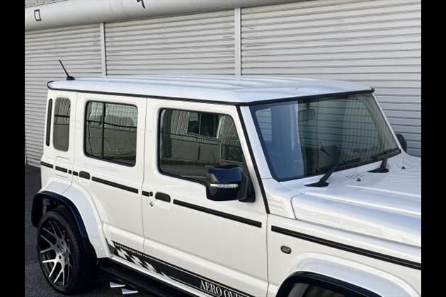 AERO OVER G62L | ５ドア ルーフモール＆ピラーモールSET 【５ドア車用】 for ジムニーノマド JC74W