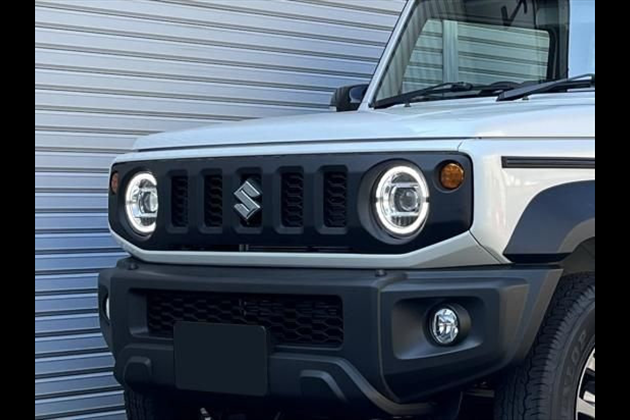 AERO OVER ジムニー(JB64W)/シエラ(JB74W)/ノマド イカリングデイライト/ウインカー付きヘットライトレンズユニット【レンズ分解交換タイプ】 for ジムニーノマド JC74W