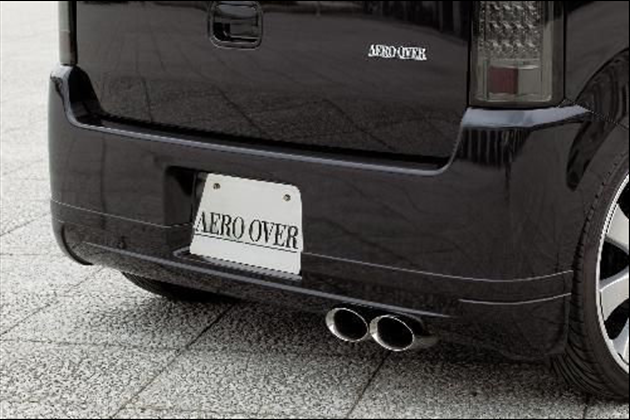 AERO OVER リアスタイリッシュハーフスポイラーfor ワゴンR MH21S/22S FA/FX/FS/FTグレードでリミテッドは装着出来ません。