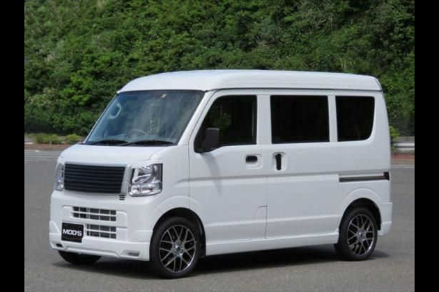 MOD’S エブリィバン ＤＡ１７Ｖ ハーフタイプエアロ３点セット for エブリイ DA17V 2015.2～