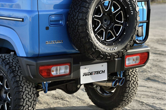 RIDE+TECH UPリアバンパー FRP白ゲル未塗装 for ジムニー JB64W 1型から3型