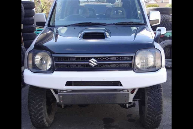 4WD PROJECT No FEARフロントバンパーST(スタンダード）白ゲル for ジムニー JB23