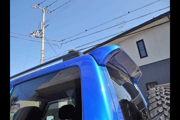 4WD PROJECT No FEAR!! リアウイング２３ 白ゲル for ジムニーワイド JB33