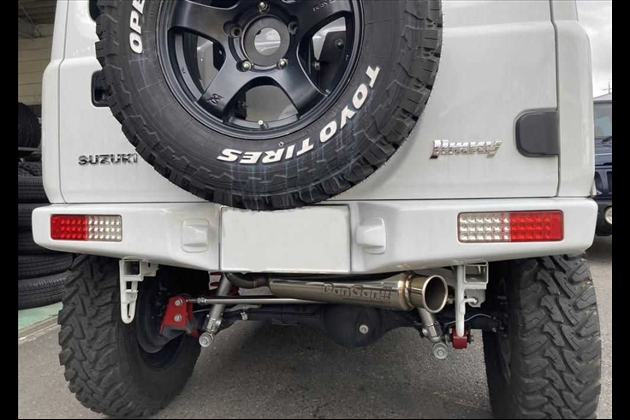 4WD PROJECT JB64・74用 DanGan!! FRPリアバンパー白ゲル for ジムニー JB64W