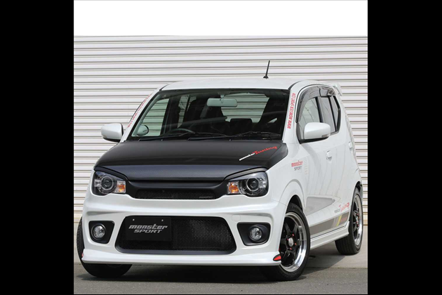 MONSTER SPORT エアロダイナミクスバンパー フロント ゲルコート仕上げ 未塗装 for アルト HA36S 15.03~18.11 (1型) R06A ターボ 5AGS