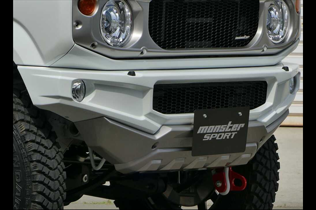 MONSTER SPORT TOUGH ウレタンバンパー フロント for ジムニー JB64W 18.07~ (1型~4型)