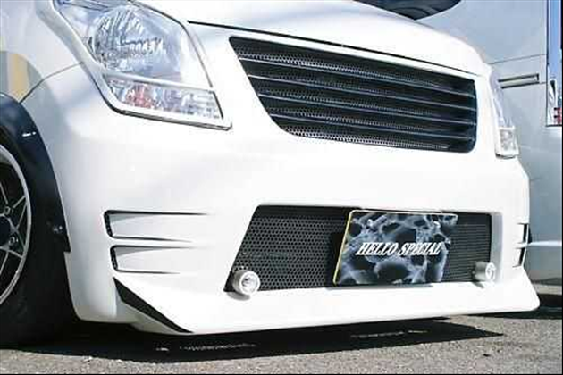 はろーすぺしゃる フロントバンパースポイラー for ワゴンR MH23S 平成20年式~現行用