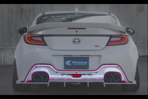 Kuhl Racing KRUISE KR-ZN8RR GR86 リアハーフディフューザー 4テール for ZN8 GR86