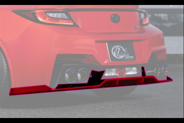 KUHL Ver1 03R-GT ZN8 GR86 リアフローティングディフューザー for ZN8 GR86