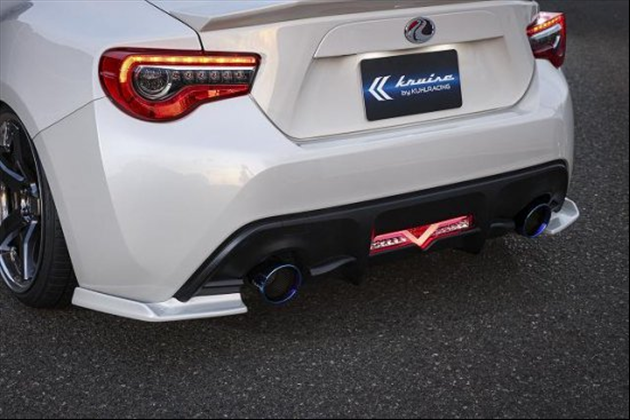 KRUISE Ver2 KR-ZN6RRⅡ スラッシュカット2テールマフラー(116φ) for ZN6 86