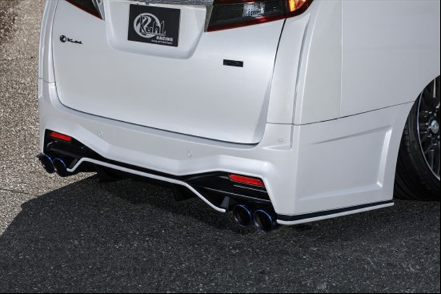 Kuhl Racing Ver2 30A-GT 30ALPHARD スラッシュ4テールマフラー(100φ) for 30 アルファード