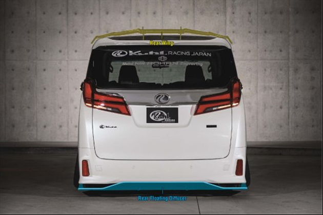 30 アルファード Kuhl Racing Ver1 30A-SS 30ALPHARD リア