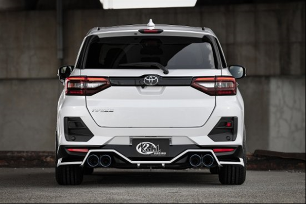 Kuhl Racing RAIZE-RS RAIZE　リアハーフスポイラーwithマフラータイプ for A200A/210A ライズ