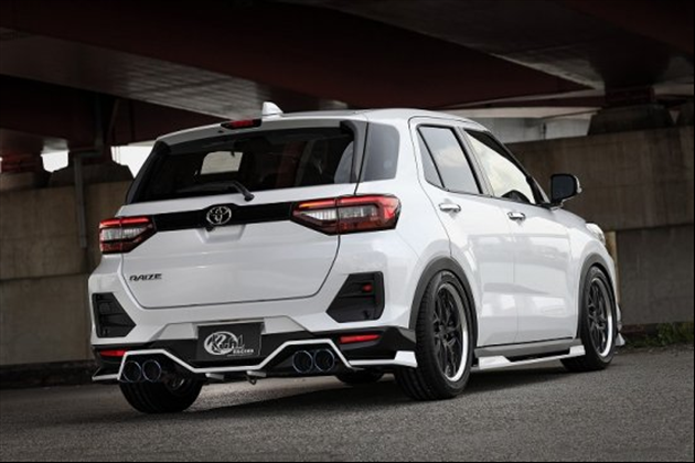 Kuhl Racing RAIZE-RS RAIZE　スラッシュ4テールマフラー for A200A/210A ライズ