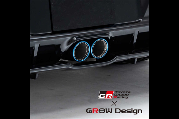 GROW Design×ＦＧＫ エキゾーストシステム マフラー for GRカローラ GZEA14H MC前 MORIZO Edition共通