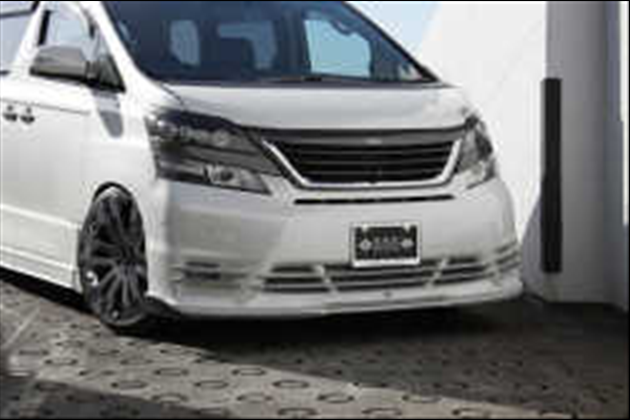 SKIPPER フロントハーフスポイラー(FRP) FRP・素地 for ヴェルファイア ANH・GGH2#W 前期 Zグレード