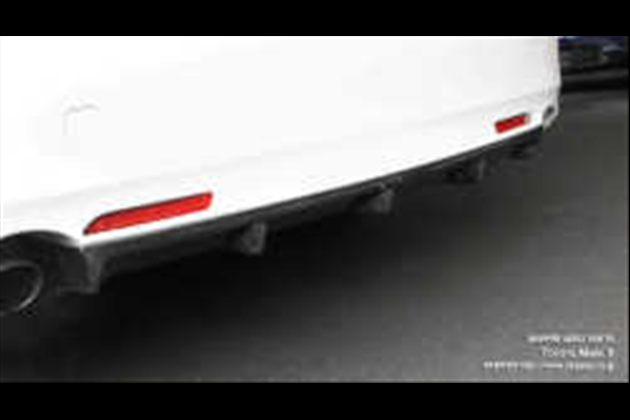 SKIPPER リアアンダーディフューザー カーボン製 for マークX GRX13#