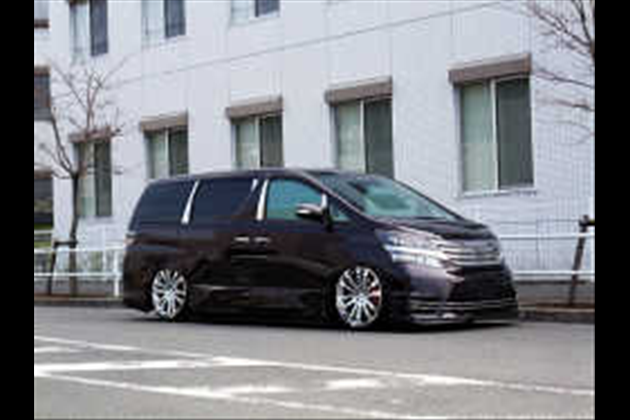 SKIPPER フロントハーフスポイラー・リアアンダースポイラー(FRP)2点セット 「Z」グレード for ヴェルファイア ANH20W/25W GGH20W/25W 前期 Zグレード