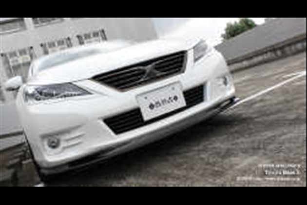 SKIPPER フロントリップスポイラー・サイドステップ・リアアンダースポイラー(FRP) 3点セット for マークX GRX13#