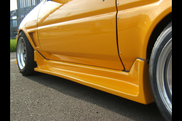 J-BLOOD スペックーR サイドステップ ソフトFRP for スプリンタートレノ AE86 前期/後期