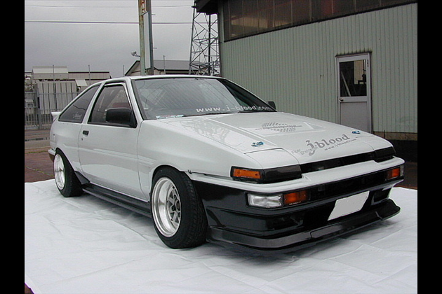 J-BLOOD サイドステップ ソフトFRP（左右セット） for スプリンタートレノ AE86 前期/後期