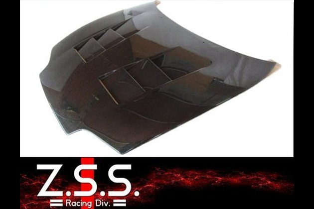 Z.S.S. ZSS 80 SUPRA 綾織り ダクト付き エアロ カーボンボンネット for スープラ JZA80