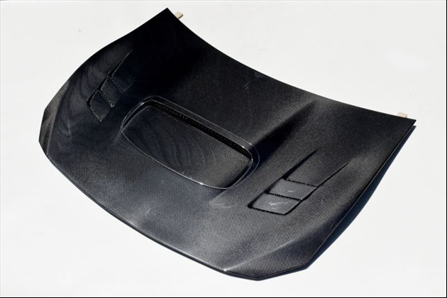 Z.S.S. ZSS ハチロク ZC6 BRZ 綾織り ダクト付き エアロ カーボンボンネット for 86 ZN6