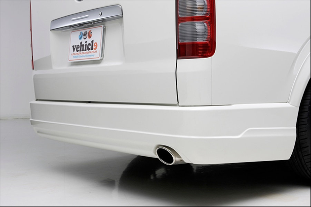 UI VEHICLE 標準ボディ用 forbito リアバンパースポイラー for ハイエース 200 (3型)