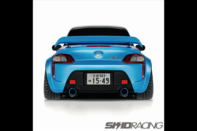 SKID RACING GR コペン COPEN Robe リア スポイラー ウィング ダックテール for コペン GRスポーツ LA400A
