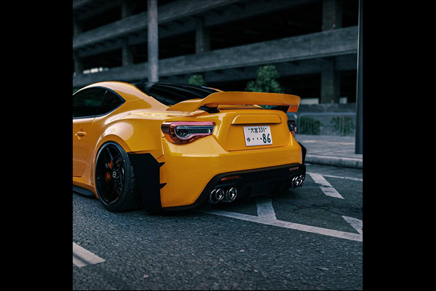 SKID RACING BRZ リア スポイラー ウィング ダックテール ZC6 for 86 ZN6