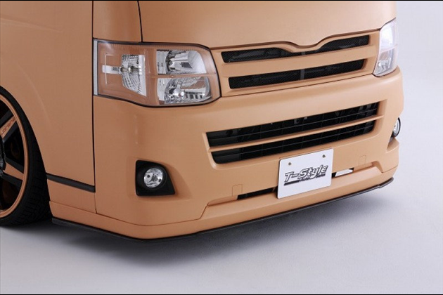 T-STYLE フロントグリル 未塗装 for ハイエース 3型ナロー