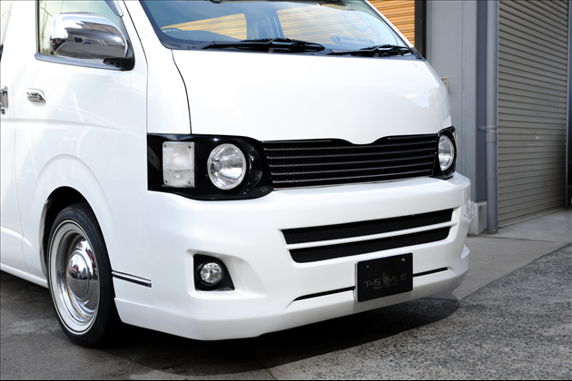 T-STYLE 丸目&ビレットグリル for ハイエース 3型