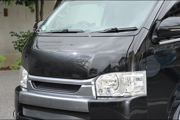 T-STYLE ワイパーガーニッシュ 未塗装 for ハイエース 200系