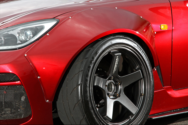 SHIBATA レーシング フロントオーバーフェンダー(L/R) for 86 ZN8