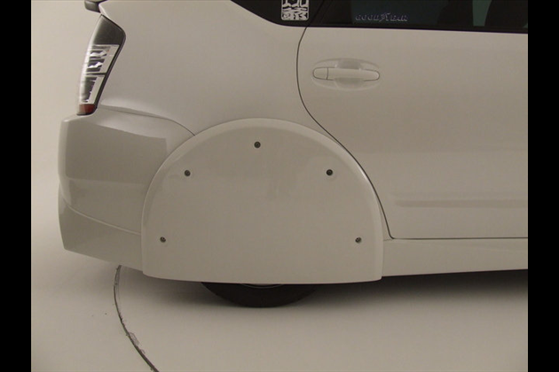 Auto Labo a-coro 燃費向上エアロ リアフェンダースカート 未塗装（黒ゲルコート仕上げ） for プリウス 20型