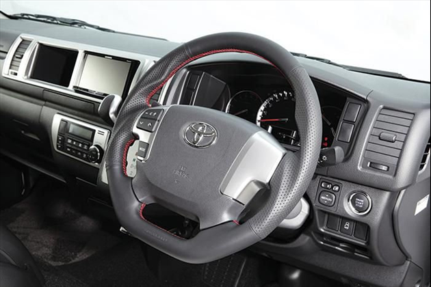 BOXYSTYLE EURO STEERING Ver.FOUR for ハイエース 200系 4型～現行