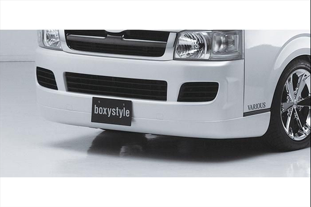 BOXYSTYLE FハーフスポイラーType1(ナローボディ用) for ハイエース 200系 1型， 2型