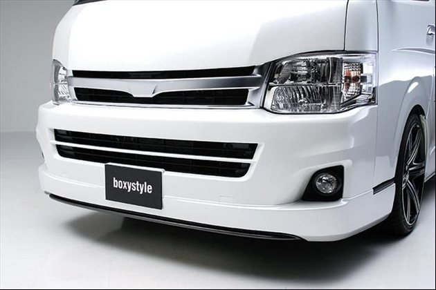 BOXYSTYLE FハーフスポイラーType3（ワイドボディー用） for ハイエース 200系 3型